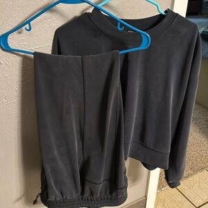 Lululemon Softstreme Perfectly Oversized Cropped Crew and matching Pants